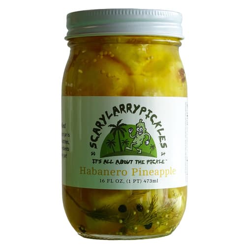 Scary Larry Pickles Pineapple Habanero Bites