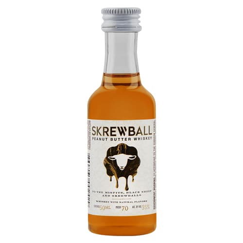 Skrewball Peanut Butter Whiskey • 50ml (Each)