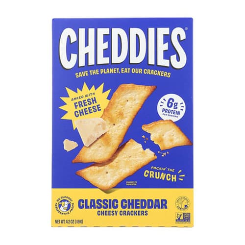 Cheddies Cheesy Crackers • Classic Cheddar