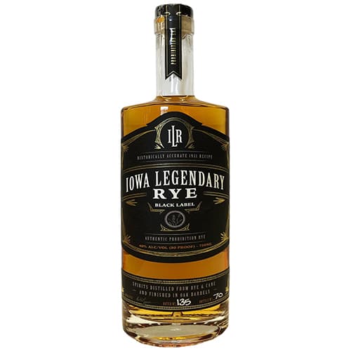 Iowa Legendary Rye Aged-black