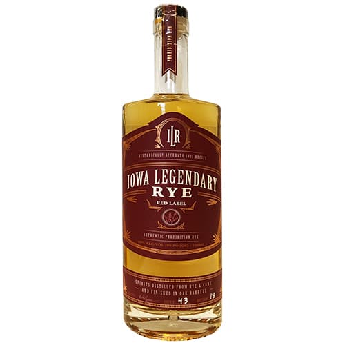 Iowa Legendary Rye Reserve-red