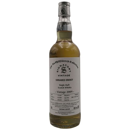 Spec's Cask Signa. Unnamed Orkney • 2009 Hogshead