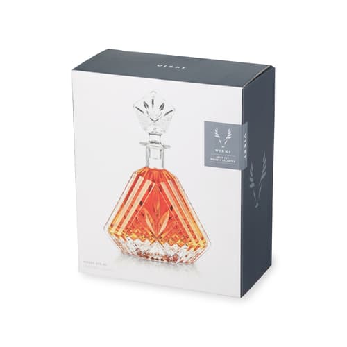 Viski Admiral Crystal Irish Cut Whiskey Decanter