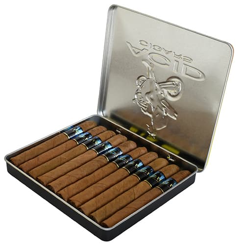Cigar Drew Estate Acid Krush Blue Connecticut Box Of Five Tin 10pk