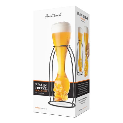 Final Touch • Brainfreeze Skull Glass & Stand