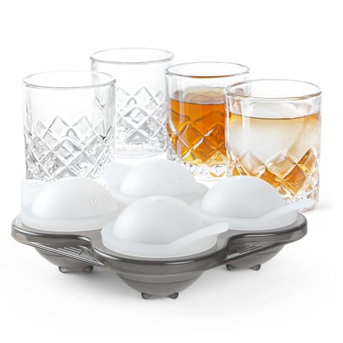 Final Touch • Shot Glasses & Ice Ball Mold Set