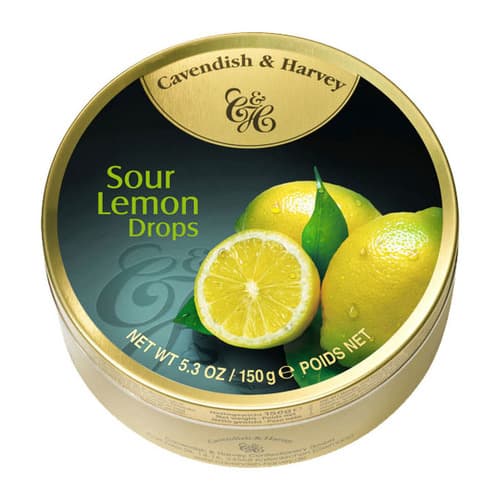 Cavendish Fruit Drops Tin • Lemon