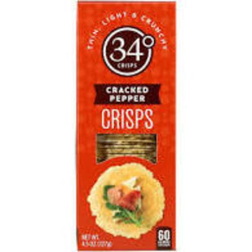 34 Degrees Cracked Pepper Crispbread