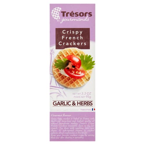 Tresors Crackers • Garlic Herb