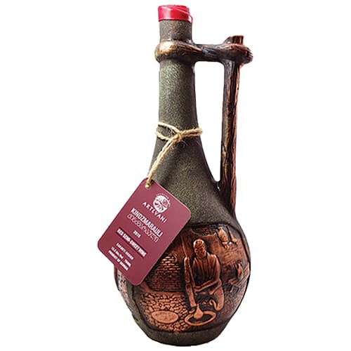 Kindzmarauli Red Semi Sweet Georgian Ceramic Bottle