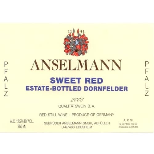 Anselmann Sweet Red Dornfelder