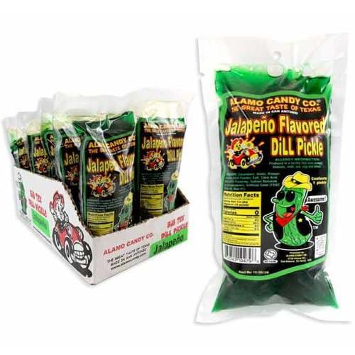 Alamo Candy Big Texas Dill Pickle • Jalapeno