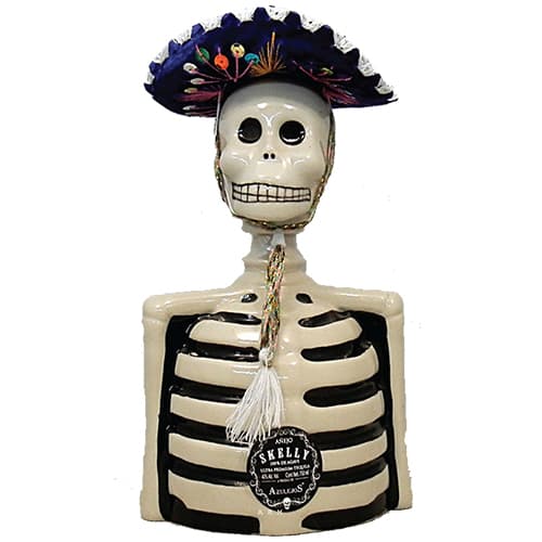 Los Azulejos Skeleto Anejo Tequila