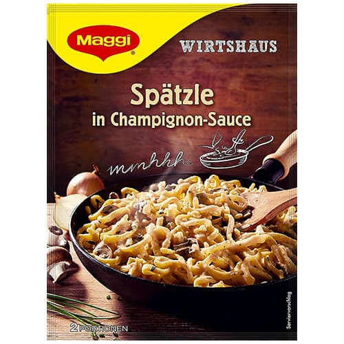 Maggi Wirtshaus Spaetzle In Champignon Sauce