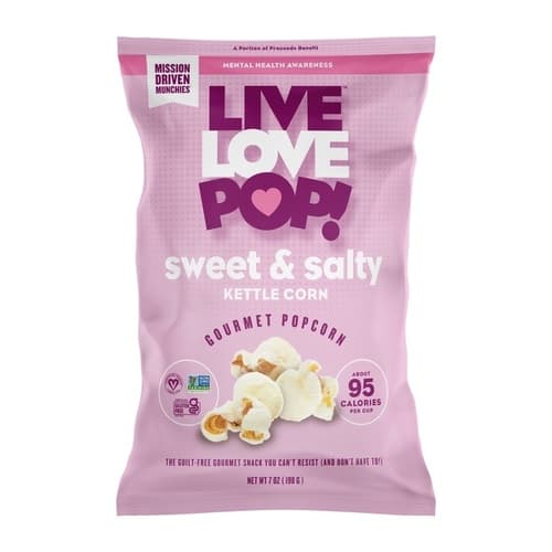 Live Love Pop Popcorn • Sweet & Salty Kettle Corn