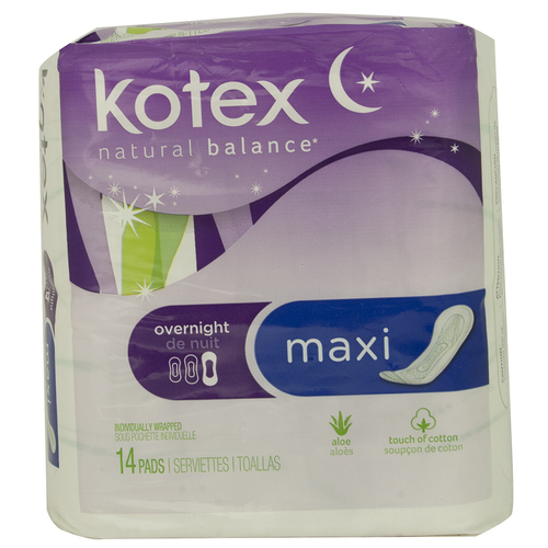 Kotex Overnight Pads