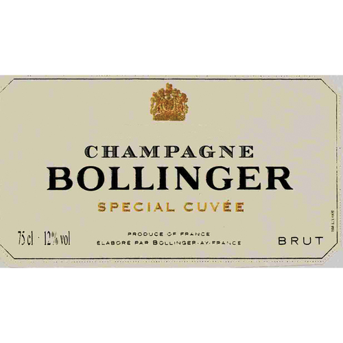 Bollinger Special Cuvee Brut Champagne Blend Pinot Bollinger Special Cuvee Brut Champagne Blend Pinot Noir Chardonnay Meunier