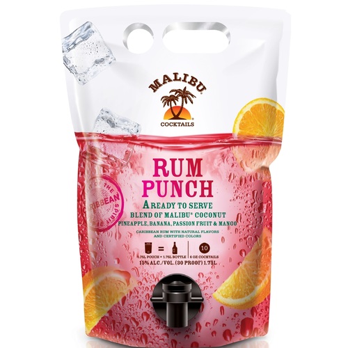 Malibu Rum Punch Ready To Serve Cocktail