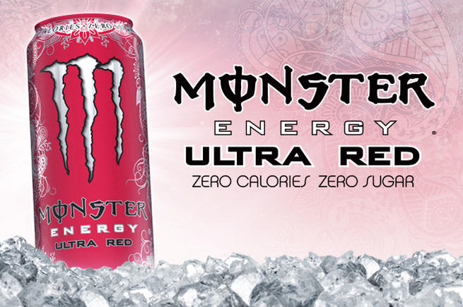 Monster Energy Drink Ultra Red 16 Oz