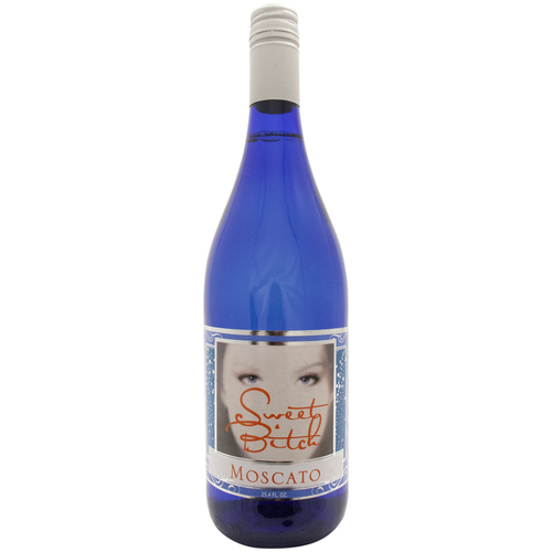 Sweet Bitch Moscato Blue Bottle