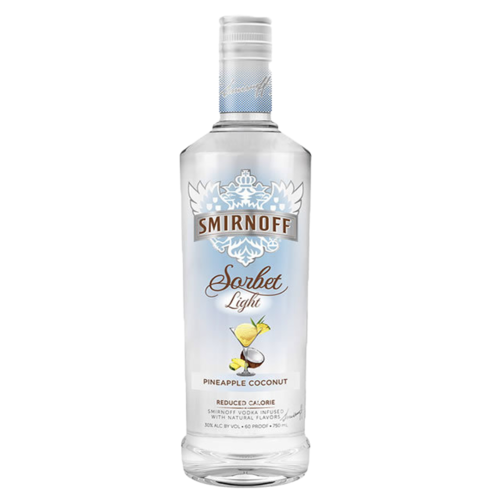 Smirnoff Vodka • Pineapple Coconut Sorbet 60′ Spec's Wines, Spirits