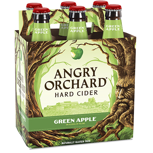 Angry Orchard Green Apple Cider • 6pk Bottle