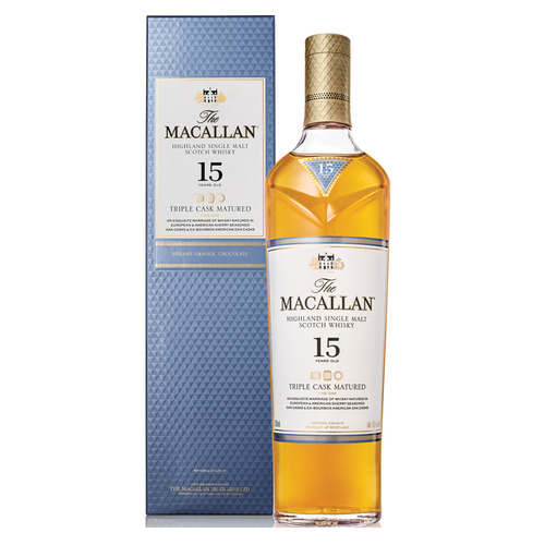 The Macallan Fine Oak 15 Year Old Highland Single Malt Scotch Whisky