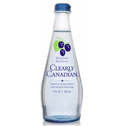 Clearly Canadian Sparkling Water • Blackberry 11 oz