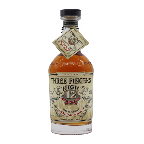 Three Fingers High 12 Year Old Sherry Finished Canadian Whisky