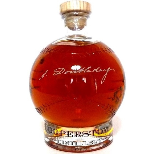 Cooperstown Doubleday Baseball Bourbon Whiskey 8749