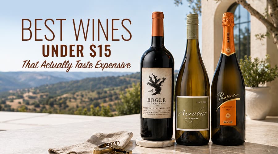 Featured image for Best Wines Under $15 That Actually Taste Expensive